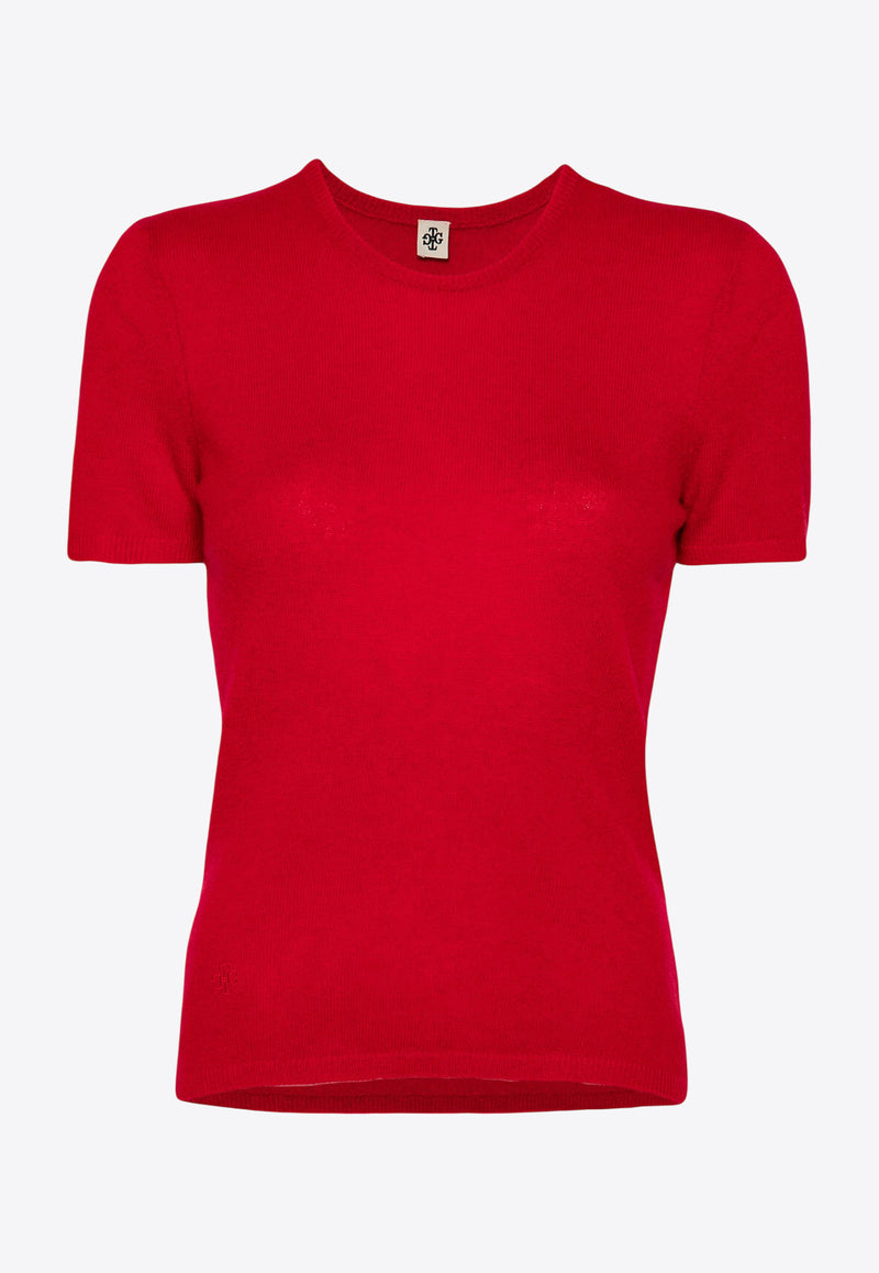 The Garment Como Knitted Top Red 20602RED