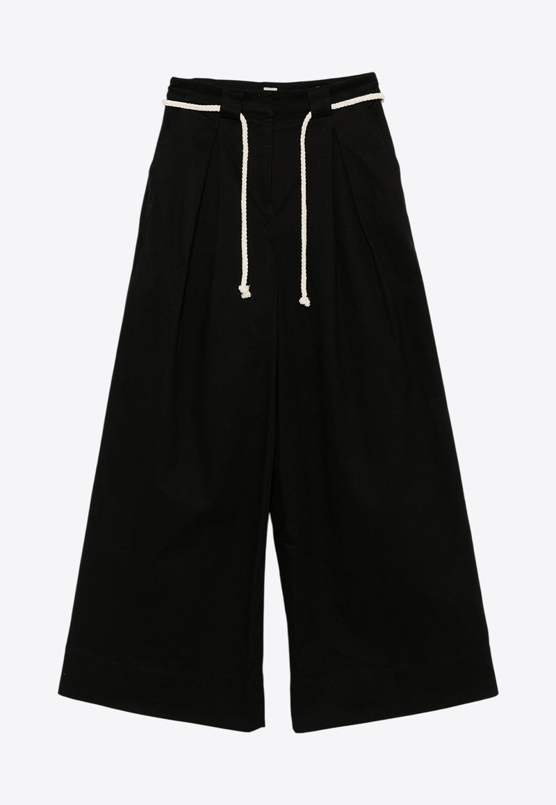 The Garment Cassano Wide-Leg Pants Black 20633BLACK