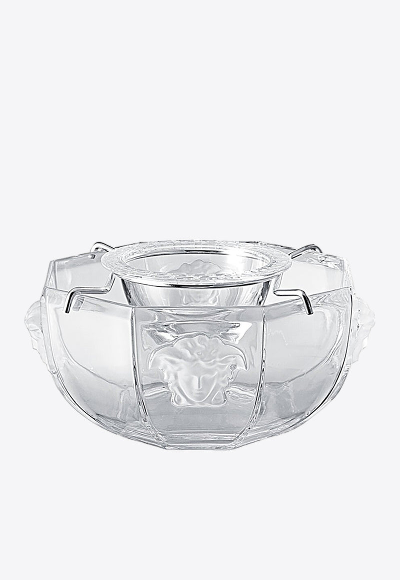 Versace Medusa Lumiere Caviar Bowl 20665-110835-45365 Clear