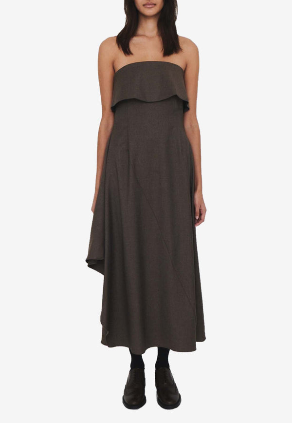 The Garment Douglas Midi Dress Brown 20825BROWN