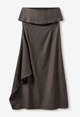 The Garment Douglas Midi Dress Brown 20825BROWN