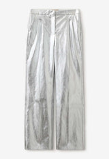 The Garment Andy Straight-Leg Pants Silver 20841SILVER