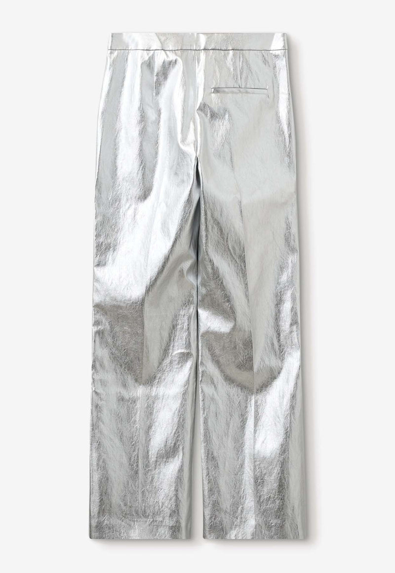 The Garment Andy Straight-Leg Pants Silver 20841SILVER