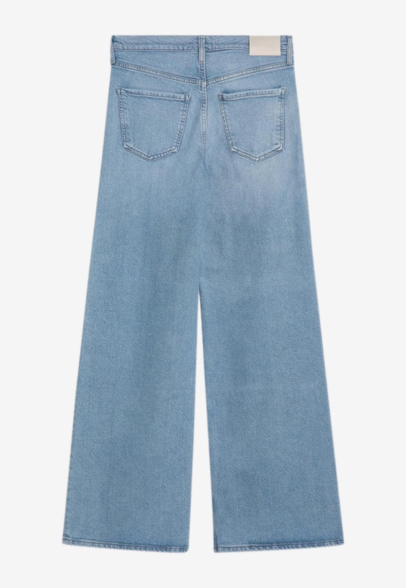 Citizens Of Humanity Washed Wide-Leg Jeans Blue 2084B1573/P_CITIZ-NROLI