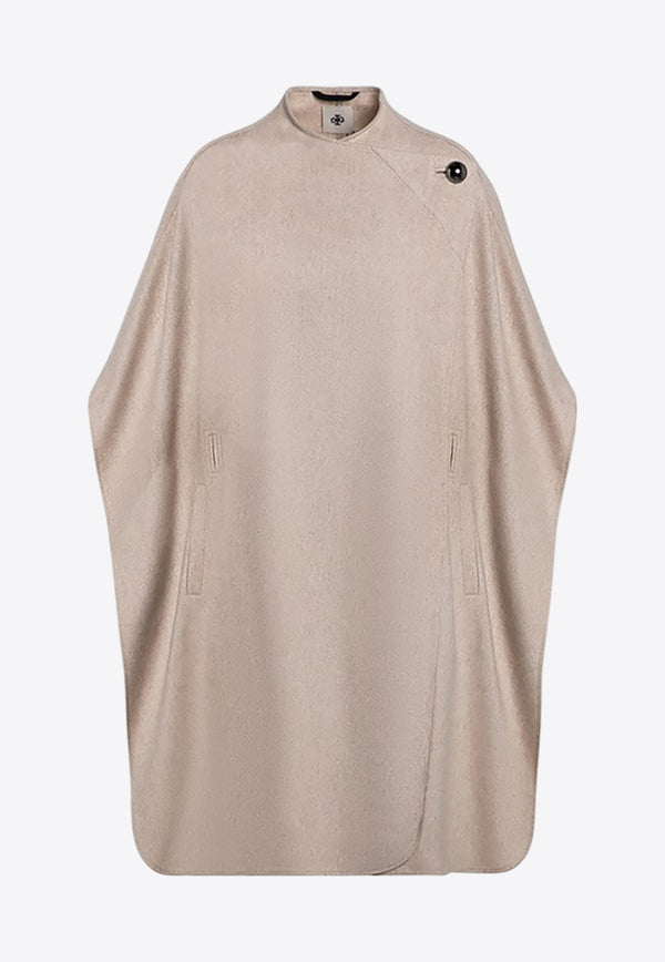 The Garment Wool-Blend Crewneck Poncho Beige 20900WO/P_THEGA-004