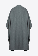 The Garment Wool-Blend Crewneck Poncho Gray 20900WO/P_THEGA-921