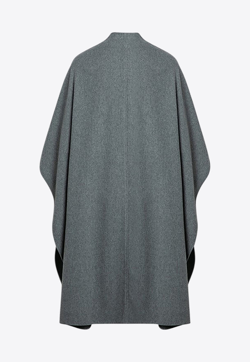 The Garment Wool-Blend Crewneck Poncho Gray 20900WO/P_THEGA-921