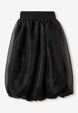 The Garment Beatrice Chiffon Midi Skirt Black 20947BLACK