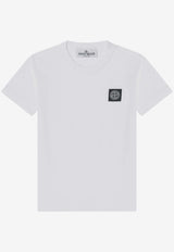 Boys Logo-Patched Crewneck T-shirt