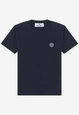 Boys Logo-Patched Crewneck T-shirt