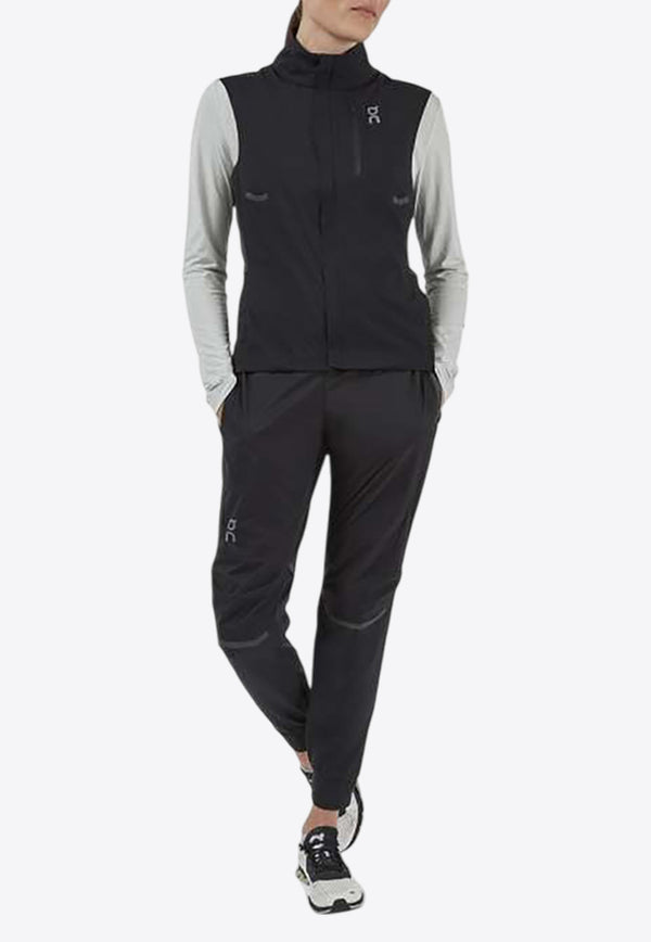 On Running Weather Zipped Vest Black 2100242BLACK