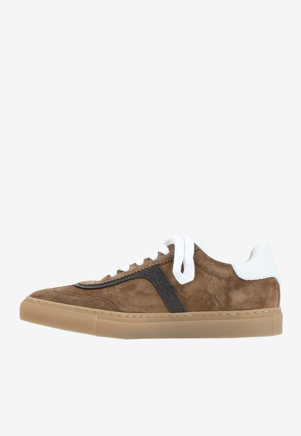 Suede Low-Top Sneakers