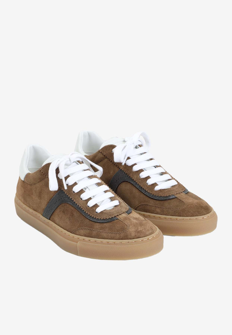 Suede Low-Top Sneakers