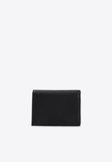 VLogo Grained Leather Wallet