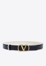 VLogo Reversible Leather Belt