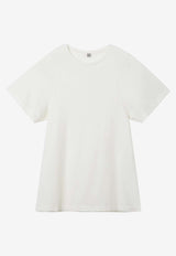 Toteme Curved Seam T-shirt White 211-439-770WHITE