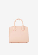 Salvatore Ferragamo Small Studio Box Top Handle Bag in Leather 211424 ST BOX MINI 768897 NYLUND PINK