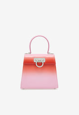 Salvatore Ferragamo Small Iconic Top Handle Bag in Calf Leather 212193 TOP HANDLE S 763664 BUBBLE GUM Pink