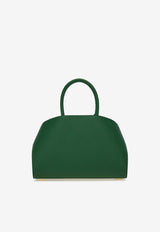 Salvatore Ferragamo Medium Hug Leather Top Handle Bag Green 215608 HUG TH S 773196 FOREST GREEN