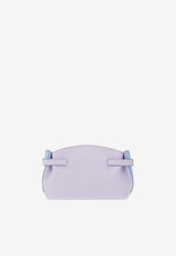 Salvatore Ferragamo Hug Bi-Color Crossbody Bag in Calf Leather Lavender 215974 HUG POUCH S 774671 NEW LAVANDER