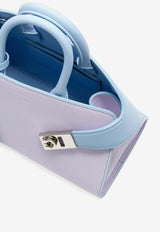 Salvatore Ferragamo Mini Hug Bi-Color Top Handle Bag Lavender 215975 HUG MINI 774668 NEW LAVANDER