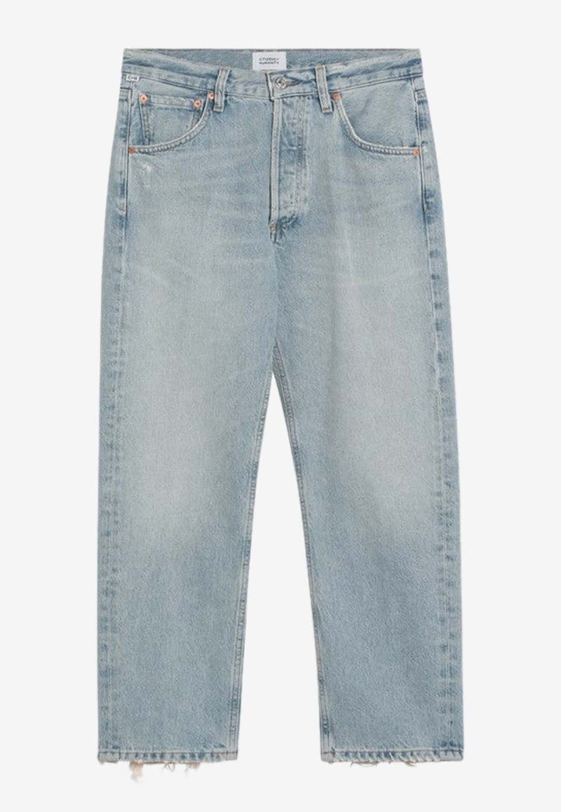 Citizens Of Humanity Winslow Washed Straight-Leg Jeans Blue 21823041/Q_CITIZ-BLARE