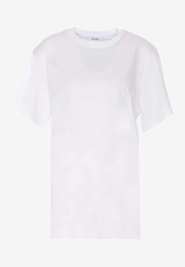 Max Mara Mango Logo T-shirt White  21946021600_000_001