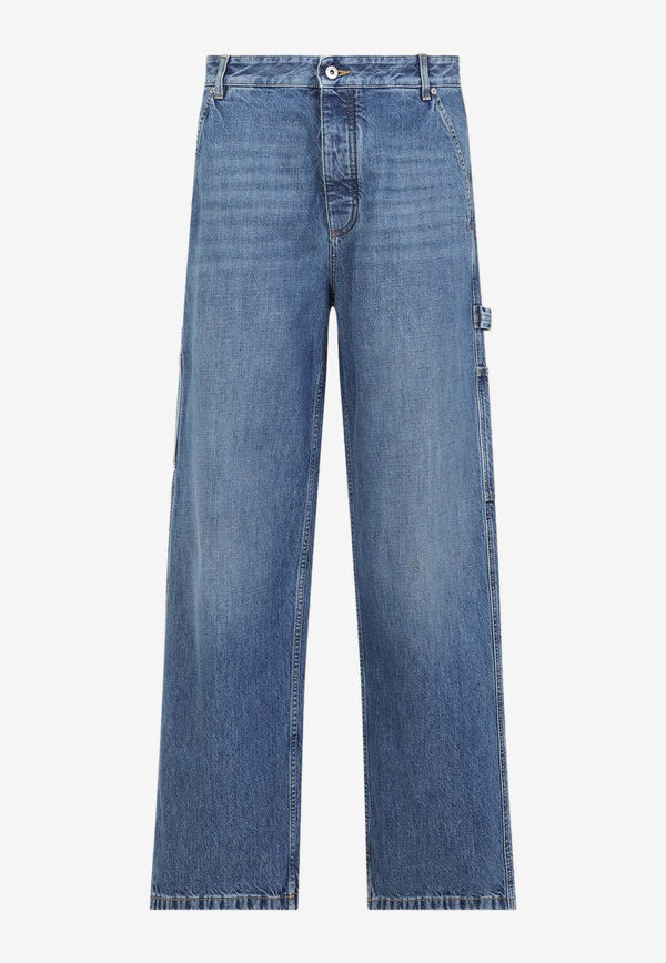 Cargo Straight Jeans