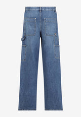 Cargo Straight Jeans