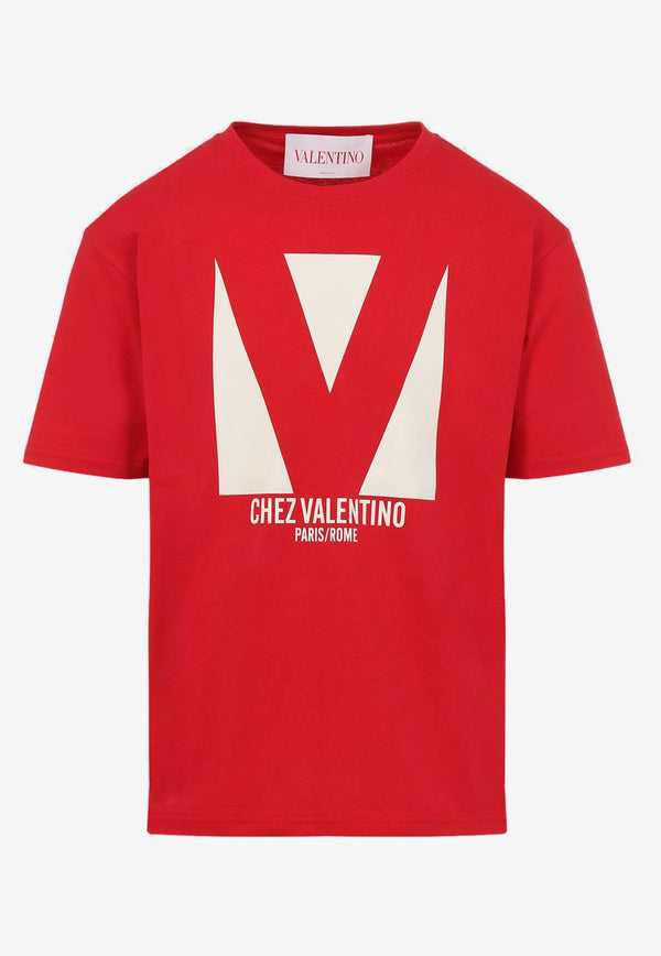 Chez Valentino Print T-shirt