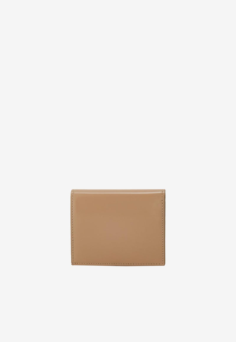 Salvatore Ferragamo Gancini Compact Wallet 220434 FRENCH 763020 BEIGE Beige