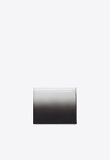 Salvatore Ferragamo Bi-Fold Ombre French Wallet in Calf Leather Monochrome 220434 FRENCH 763171 OPTIC WHITE