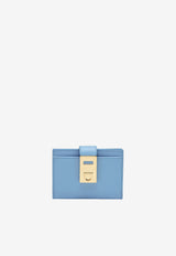 Salvatore Ferragamo Portacarte Hug Leather Cardholder Sky Blue 220552 PORTACARTE 775124 SKY BLUE