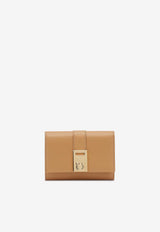 Salvatore Ferragamo French Hug Wallet in Calf Leather Camel 220630 FRENCH 770862 LIGHT CAMEL