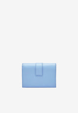 Salvatore Ferragamo French Hug Wallet in Calf Leather Sky Blue 220630 FRENCH 775120 SKY BLUE