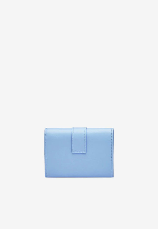 Salvatore Ferragamo French Hug Wallet in Calf Leather Sky Blue 220630 FRENCH 775120 SKY BLUE