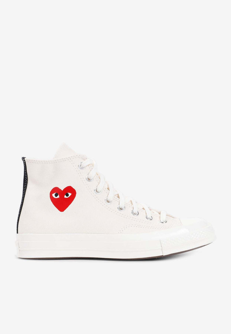 X Converse Canvas High-Top Sneakers