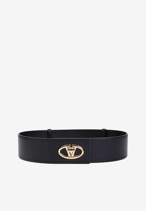 VLogo Leather Belt