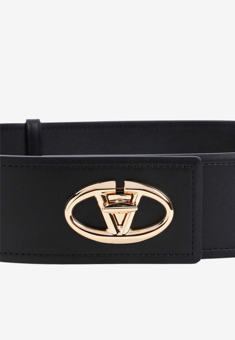 VLogo Leather Belt