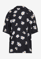 Floral Print Silk Shirt