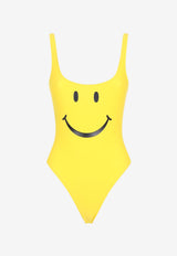 Smiley Face One-Piece Swimsuit