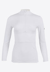 JET SET Ginger Half-Zip Base Layer Top White 2221/280001WHITE