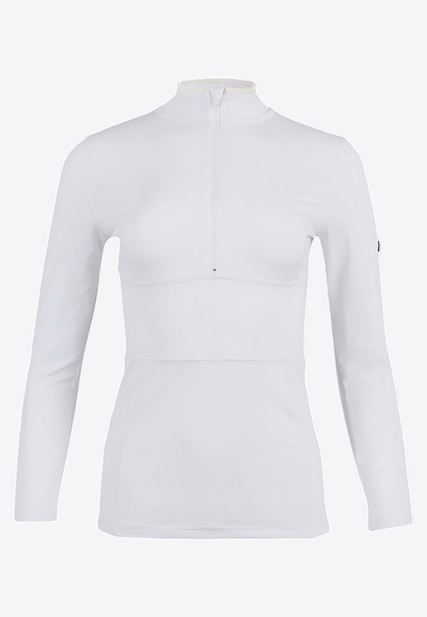 JET SET Ginger Half-Zip Base Layer Top White 2221/280001WHITE