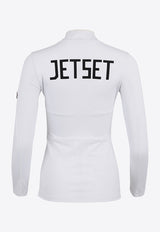 JET SET Ginger Half-Zip Base Layer Top White 2221/280001WHITE