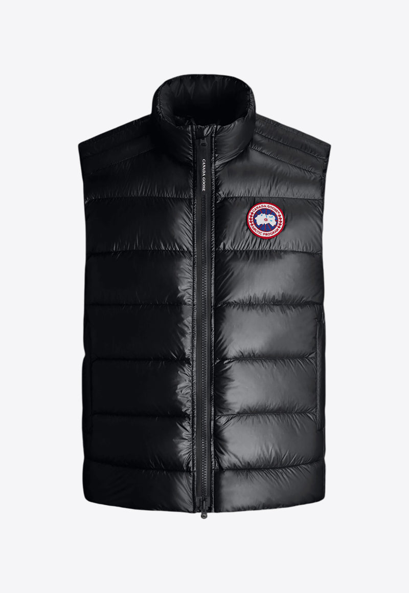 Canada Goose Crofton Logo Patch Down Vest Black 2229MBLACK