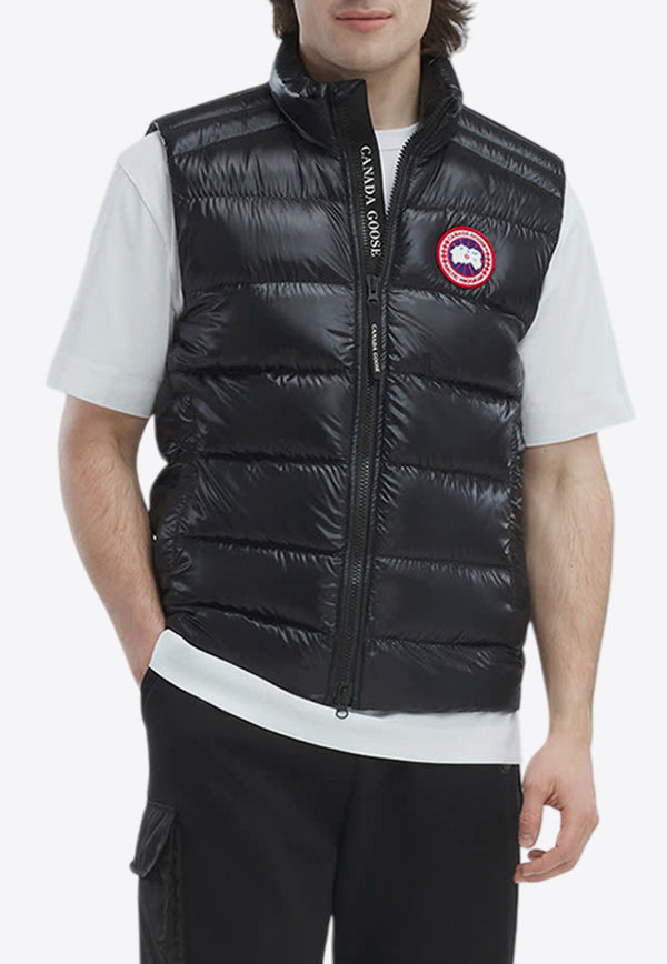 Canada Goose Crofton Logo Patch Down Vest Black 2229MBLACK