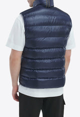 Canada Goose Crofton Logo Patch Down Vest Navy 2229MNAVY