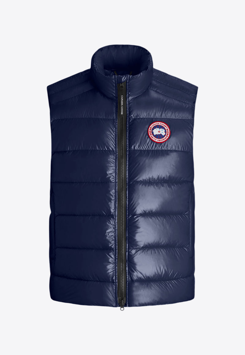 Canada Goose Crofton Logo Patch Down Vest Navy 2229MNAVY