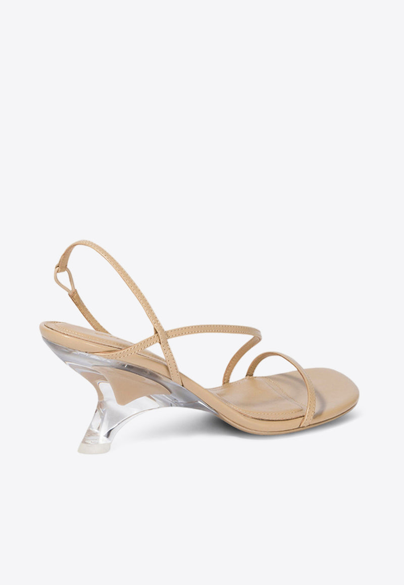 Simkhai Shadow 70 Wedge Sandals 224-S021-LCAMEL