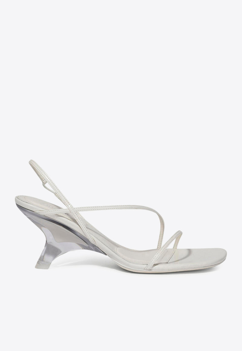 Simkhai Shadow 70 Wedge Sandals 224-S021-LWHITE